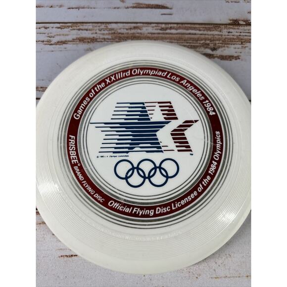 1984 Frisbee Olympics Los Angeles Games Of XXIIIrd Flying Disc Frisbee - Picture 2 of 3
